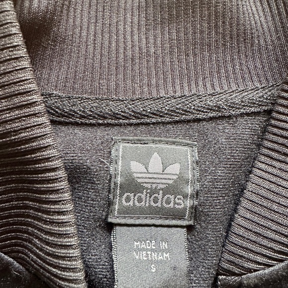 Adidas Charcoal Ribbed Jacket - Picture 2 of 5